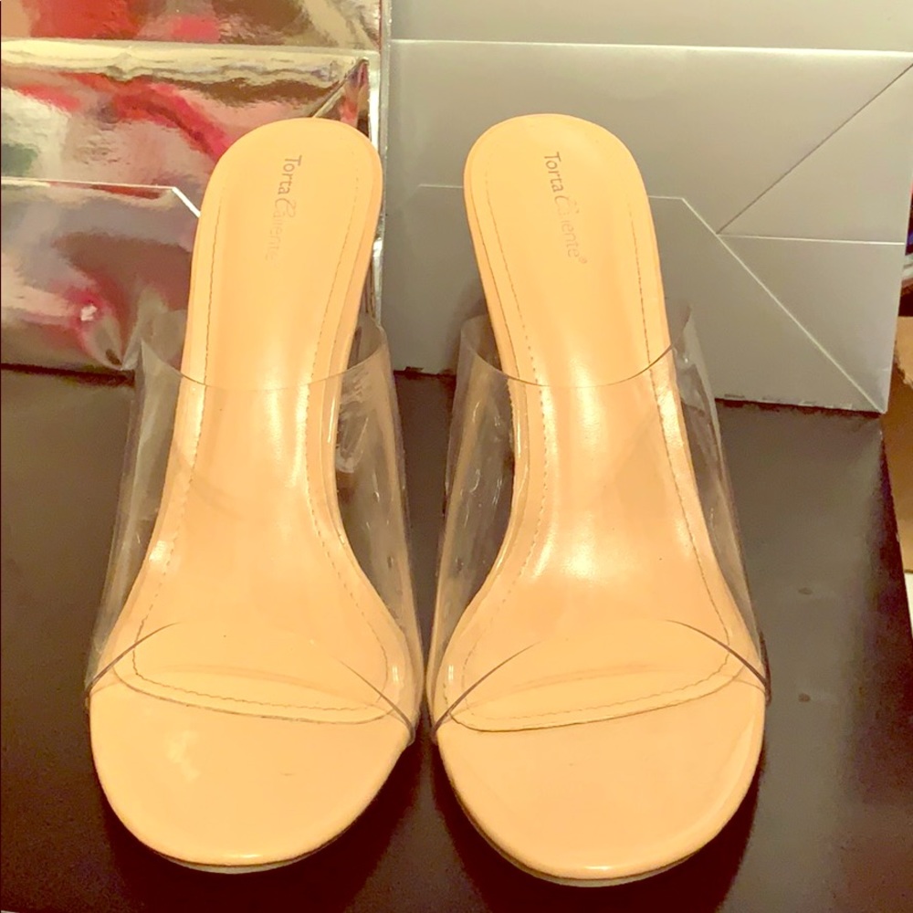 Torta Caliente Clear High heel shoe